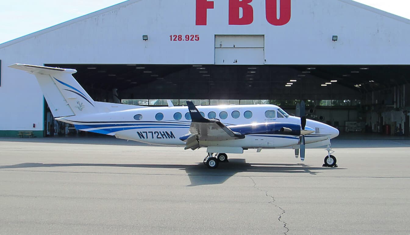 King Air 350 N772HM Charter Aviation Charters Inc.